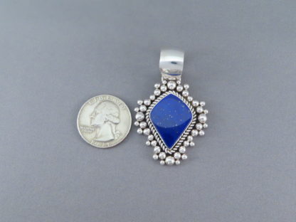 Artie Yellowhorse Lapis Pendant