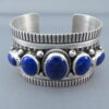 Lapis Cuff Bracelet by Albert Jake