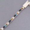 Multi-Stone Inlay Link Bracelet featuring Turquoise