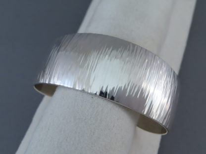 Hammered Sterling Silver Bracelet by Artie Yellowhorse