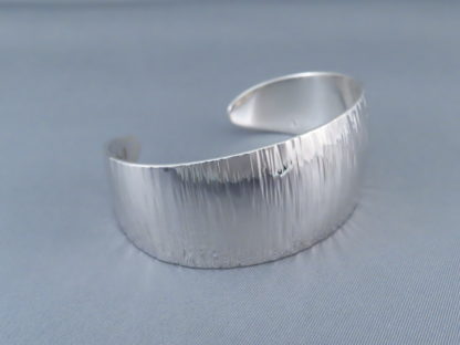 Hammered Sterling Silver Bracelet by Artie Yellowhorse