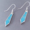 Turquoise Inlay Earrings (Long & Dangling)