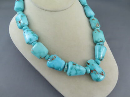 Bruce Eckhardt Fox Turquoise Necklace