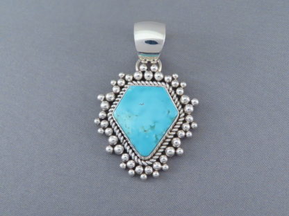 Candelaria Turquoise Slider/Pendant by Artie Yellowhorse