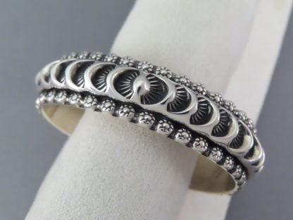 Heavy Sterling Silver Cuff Bracelet by Marc Antia