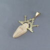 Don Supplee 14kt Gold ‘Corn Maiden’ Pendant