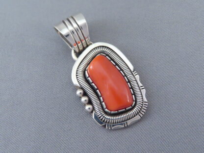 Red Coral Pendant by Will Vandever