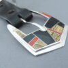 Multi-Stone Inlay Belt Buckle with Coral (Ranger Buckle Set)