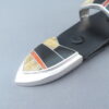 Multi-Stone Inlay Belt Buckle with Coral (Ranger Buckle Set)