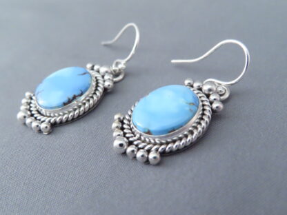 Golden Hills Turquoise Earrings by Artie Yellowhorse