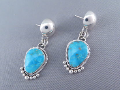 Candelaria Turquoise Earrings by Artie Yellowhorse
