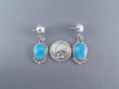 Candelaria Turquoise Earrings by Artie Yellowhorse