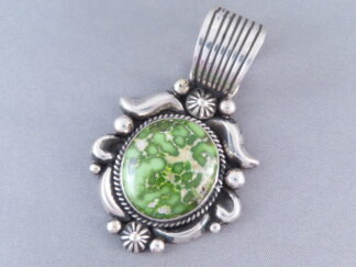 Sonoran Gold Turquoise Pendant by Albert Jake