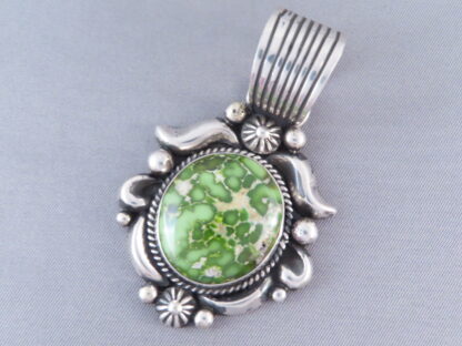 Sonoran Gold Turquoise Pendant by Albert Jake