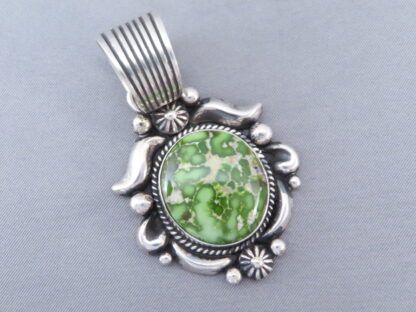 Sonoran Gold Turquoise Pendant by Albert Jake