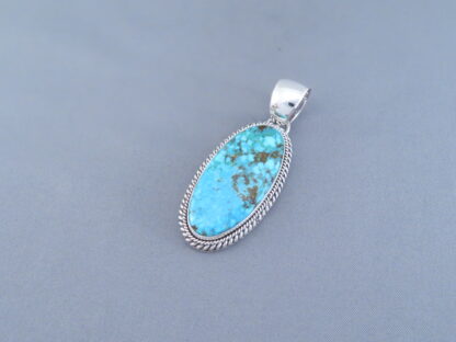 Artie Yellowhorse Pendant with Kingman Turquoise