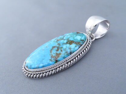 Artie Yellowhorse Pendant with Kingman Turquoise