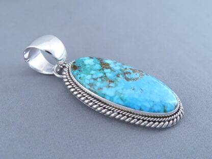 Artie Yellowhorse Pendant with Kingman Turquoise