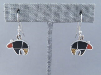 Multi-Stone Inlay Earrings - BEARS