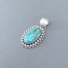 Artie Yellowhorse Turquoise Pendant (Kingman)