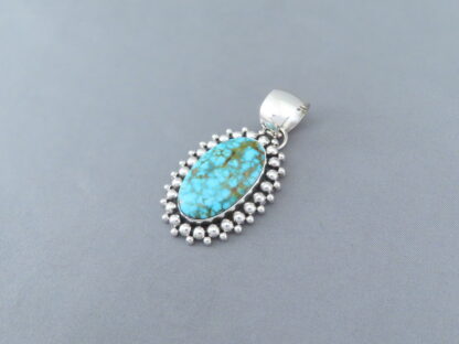 Artie Yellowhorse Turquoise Pendant (Kingman)