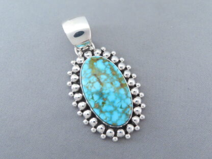 Artie Yellowhorse Turquoise Pendant (Kingman)