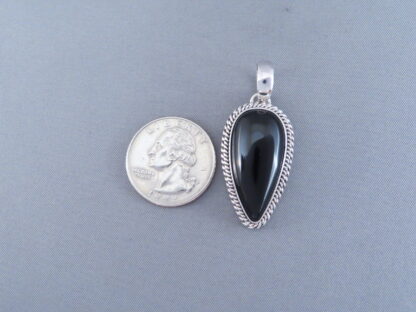 Artie Yellowhorse Pendant with Onyx
