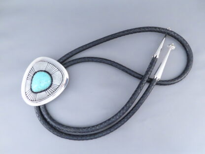 Carico Lake Turquoise Bolo Tie by Al Joe