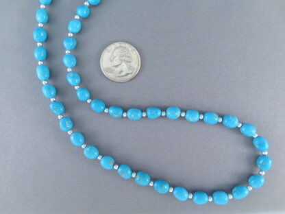 Single-Strand Sleeping Beauty Turquoise Necklace