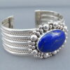 Lapis Cuff Bracelet by Artie Yellowhorse