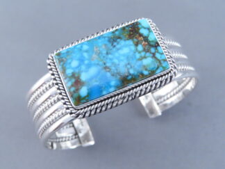 Kingman Turquoise Bracelet by Artie Yellowhorse