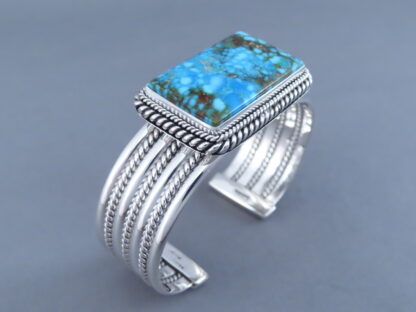 Kingman Turquoise Bracelet by Artie Yellowhorse
