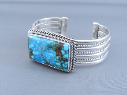 Kingman Turquoise Bracelet by Artie Yellowhorse