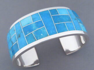 Inlay Cuff Bracelet – Turquoise