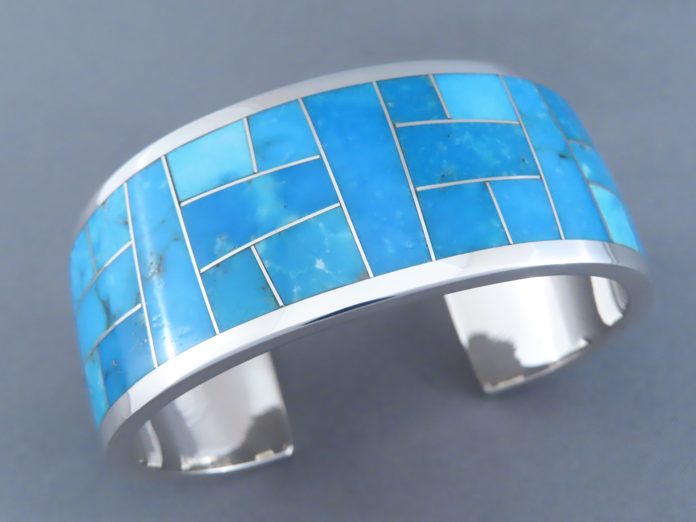 Inlay Cuff Bracelet – Turquoise