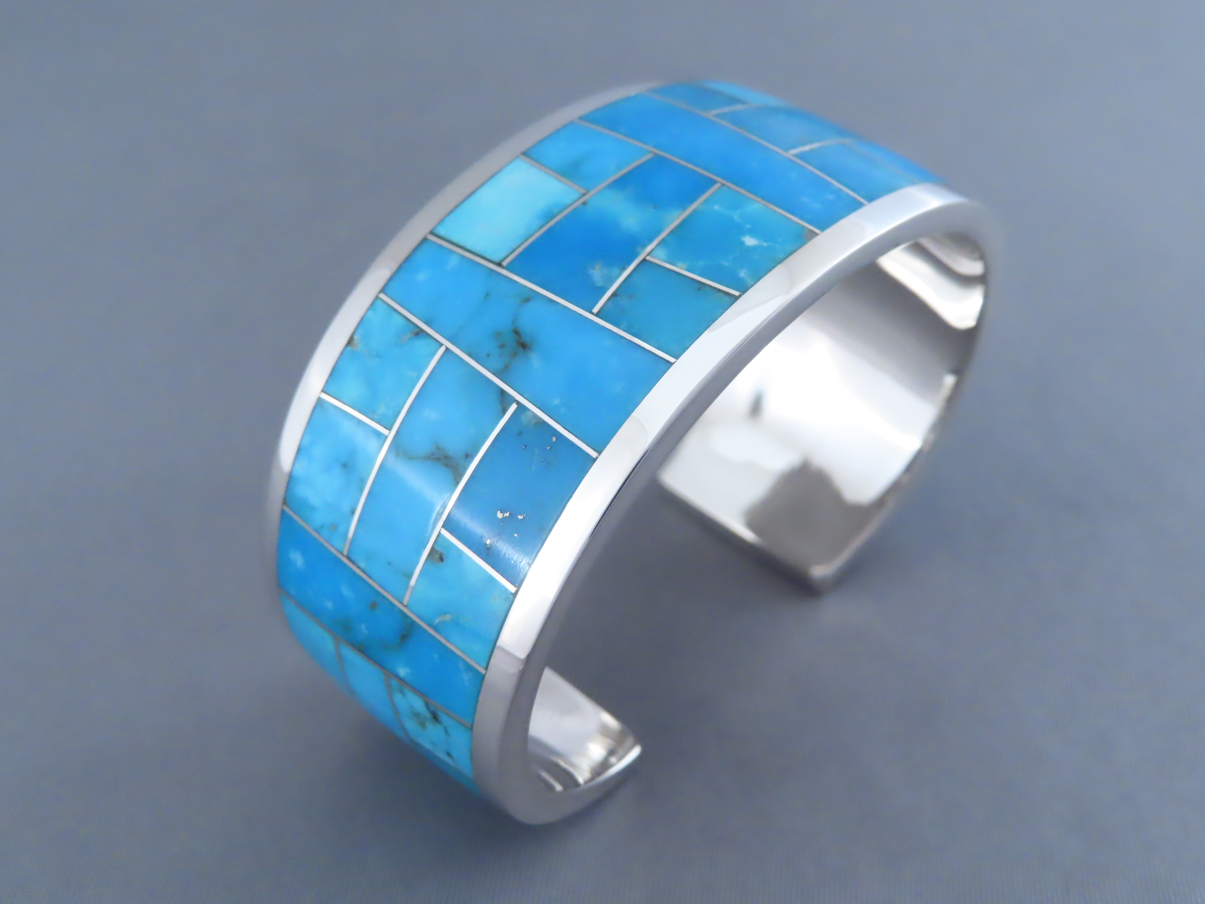 Inlay Cuff Bracelet – Turquoise