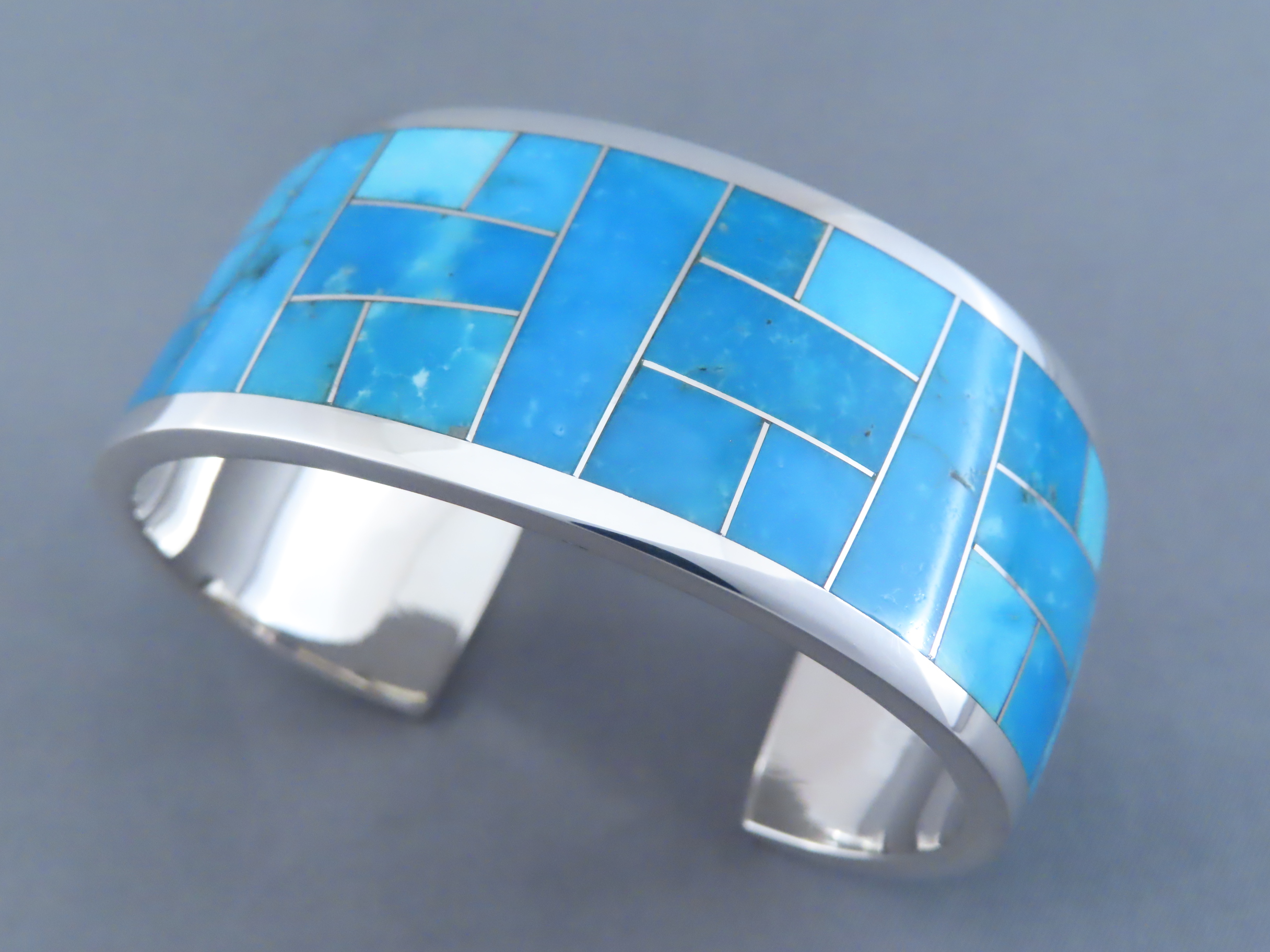 Inlay Cuff Bracelet – Turquoise