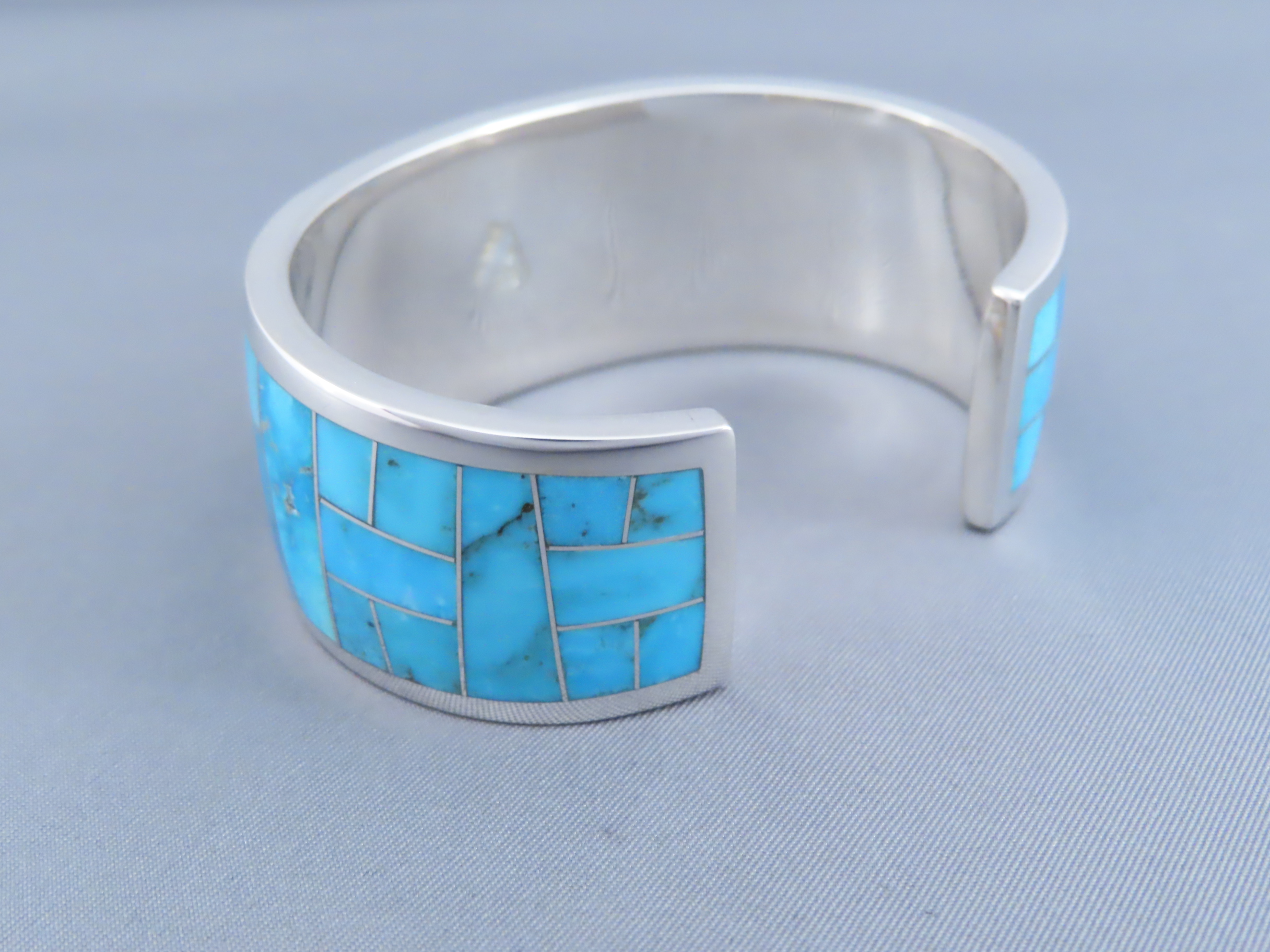 Inlay Cuff Bracelet – Turquoise
