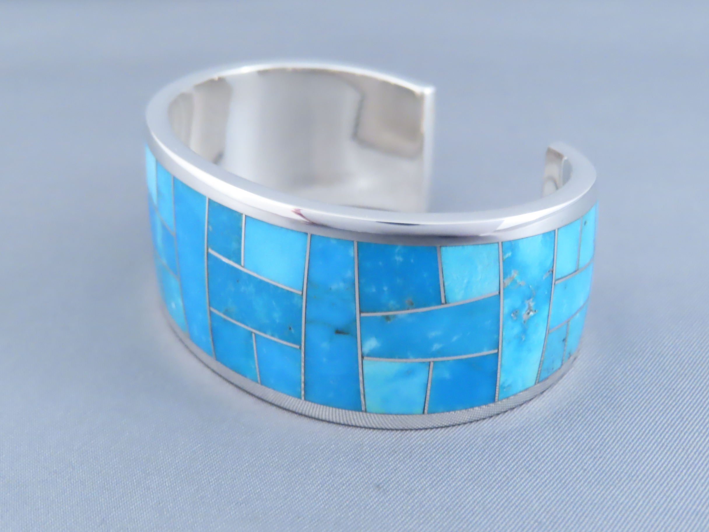 Inlay Cuff Bracelet – Turquoise