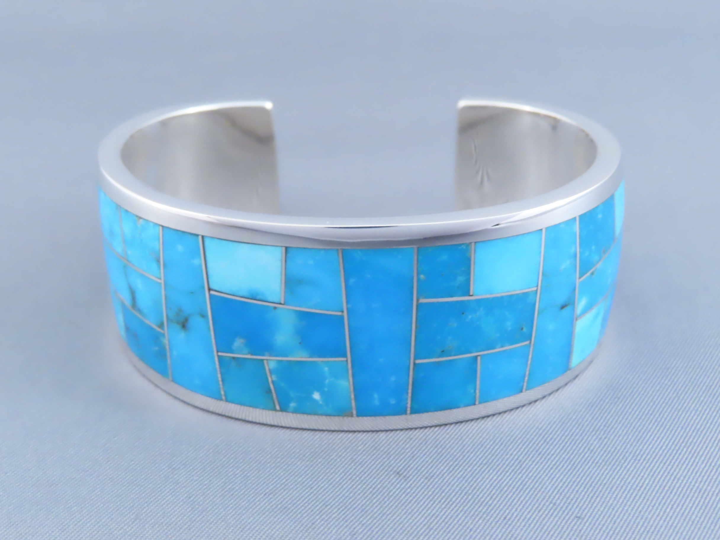 Inlay Cuff Bracelet – Turquoise