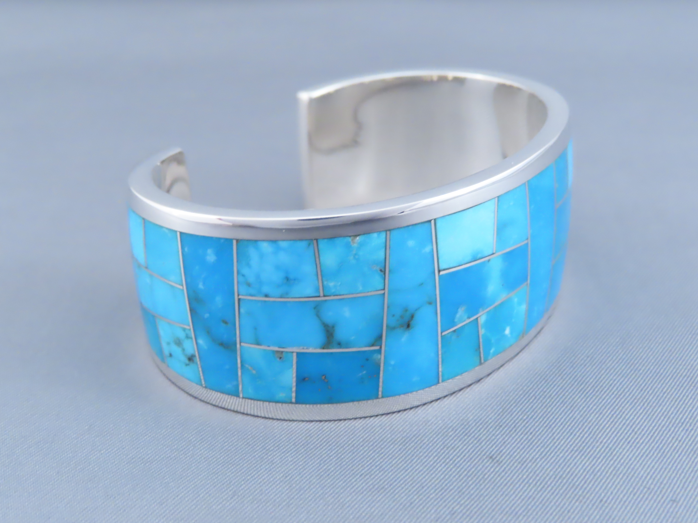 Inlay Cuff Bracelet – Turquoise