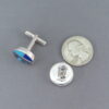 Inlaid Multi-Stone Cufflinks