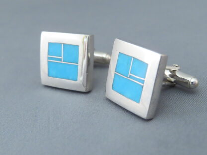 Turquoise Inlay Cufflinks