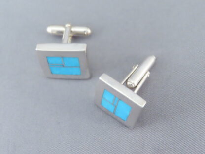 Turquoise Inlay Cufflinks