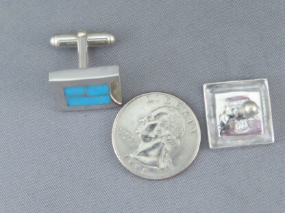Turquoise Inlay Cufflinks