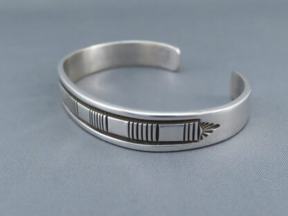 Dainty Sterling Silver Cuff Bracelet by Bruce Morgan
