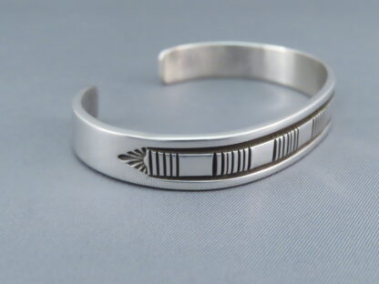 Dainty Sterling Silver Cuff Bracelet by Bruce Morgan
