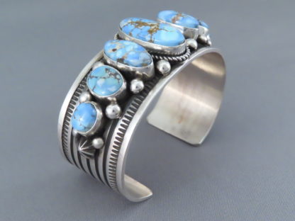 Albert Jake Golden Hills Turquoise Cuff Bracelet