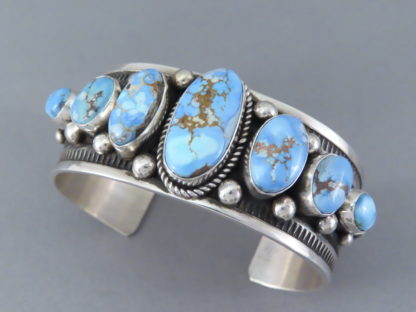 Albert Jake Golden Hills Turquoise Cuff Bracelet