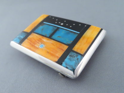Jimmy Poyer Multi-Color Inlay Belt Buckle